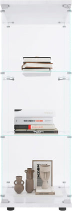 Beauty4U One-Door Glass Display Cabinet, Collection Display, Quick Installation - Image 7