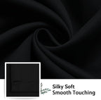 SimpleHome Black 100% Blackout Curtains Room Darkening Living Room 72 Inch | - Image 7