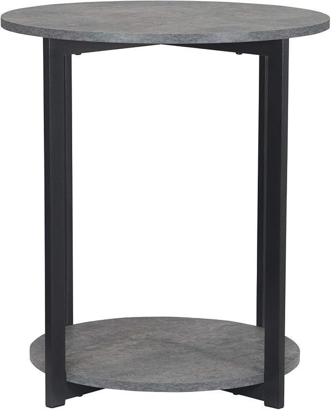 Household Essentials Jamestown Round Side End Table - Image 10