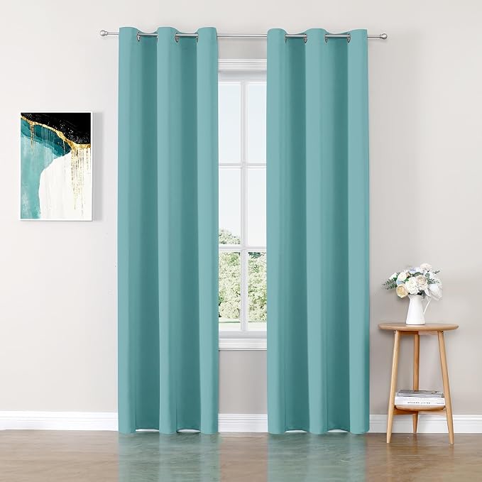 ChrisDowa Blackout Curtains for Bedroom and Living Room 84 Inches Long | 2 by ChrisDowa