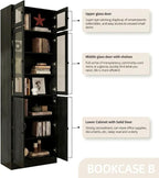 TUSY 85.5" Modern Tall Bookcase - Image 4