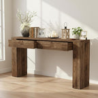LITTLE TREE Solid Wood 63 Inches Console Table - Image 7