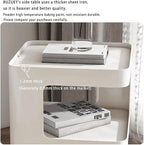 Modern Metal Side Table with Storage, Small End Table - Image 6