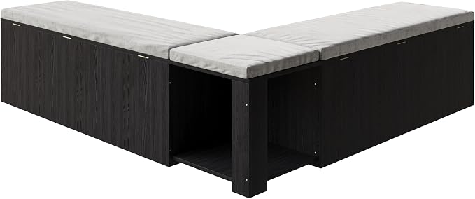 Bobve L-Shape Storage Bench - Image 9