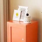ALBAD Metal Nightstand with Lockable Cabinet, Compact Mini Locker Bedside Table - Image 6