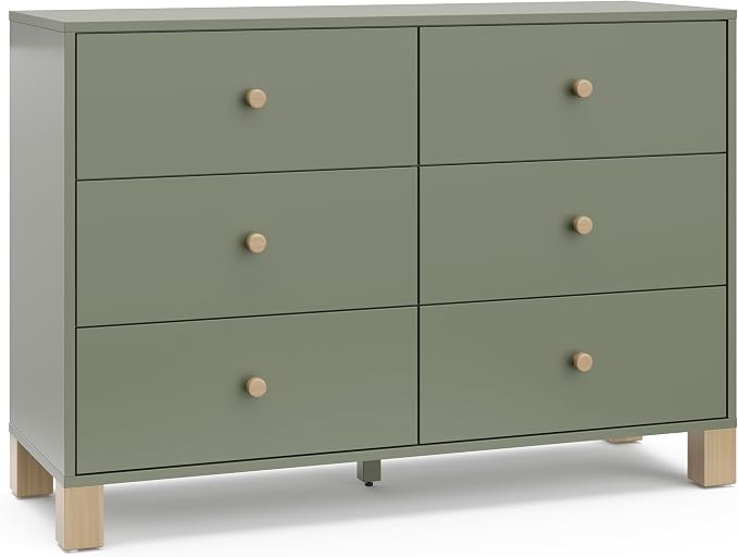 Storkcraft California 6-Drawer Double Dresser by Storkcraft