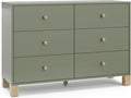 Storkcraft California 6-Drawer Double Dresser by Storkcraft