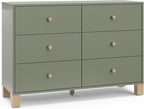 Storkcraft California 6-Drawer Double Dresser by Storkcraft