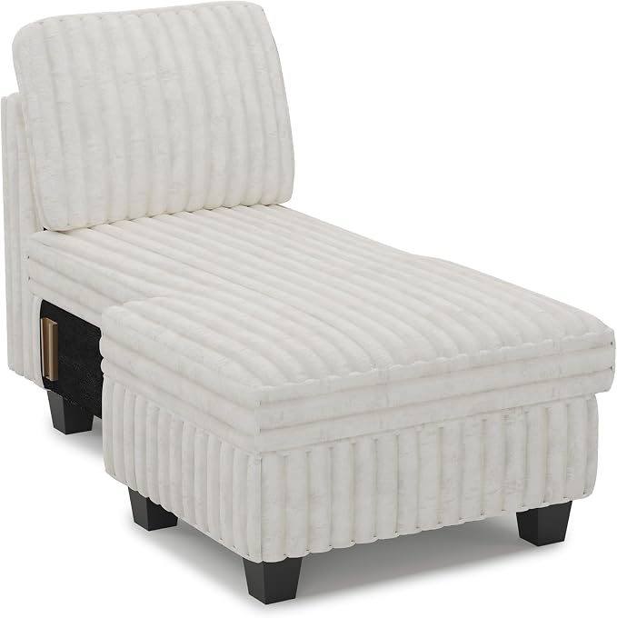 Belffin Modular Sectional Storage Chaise Module - Image 8
