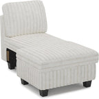 Belffin Modular Sectional Storage Chaise Module - Image 8