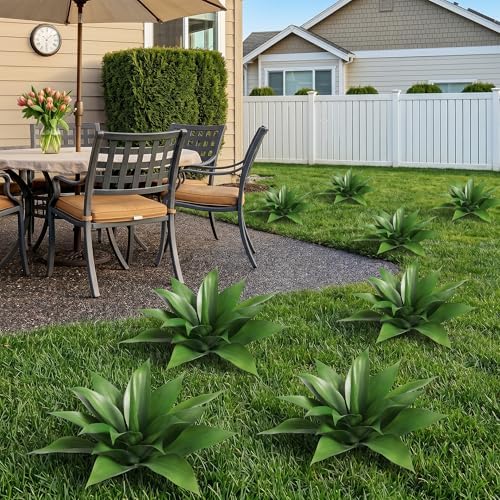 Agave Plant Artificial Faux Agave Plant 16.5In (Light Green) 2Pack - Image 6