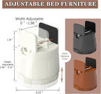 Heavy Duty Bed Risers, Furniture Height Extenders Lifts 2.36"-3.15" Storage - Image 2