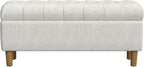 Homepop Home Decor | Tufted Ainsley Button Storage Ottoman Bench by HomePop