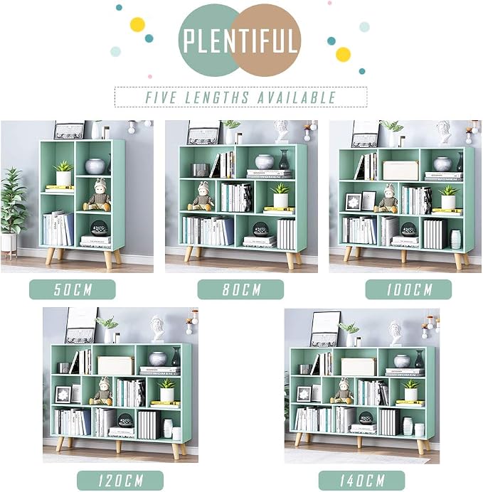 IOTXY Wooden Open Shelf Bookcase - Image 7