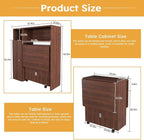 Wall-Mounted Folding Dining Set, Smart Sideboard - Image 3