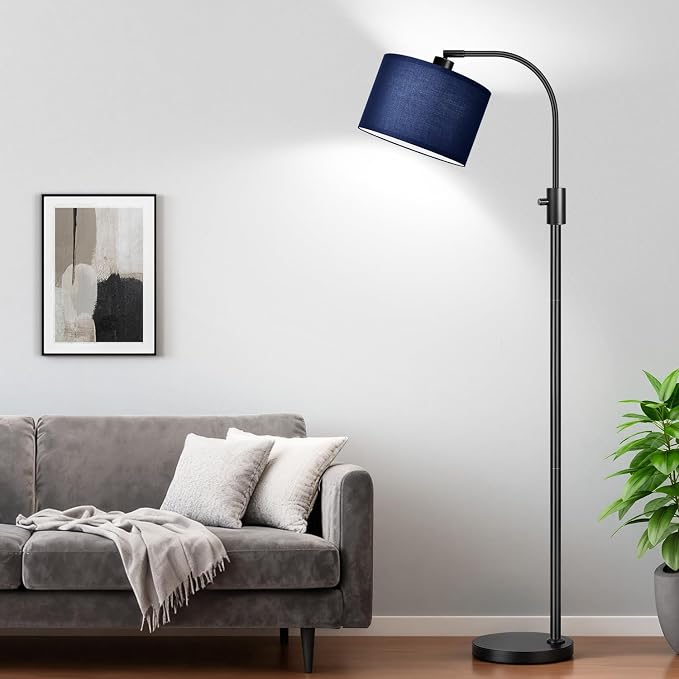 Nintiue Upgraded Modern Arc Dimmable Tall Standing Floor Lamp by Nintiue
