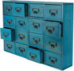 16 Drawers Apothecary Cabinet by PACKGILO
