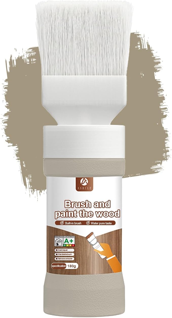 Amber Touch-Up Paint for Furniture, Metal No Sanding, Fast Drying, Water Based by Anirun2-in-1PaintBrushRevolution
