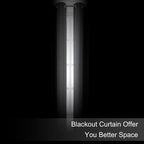 Blackout Curtains 66 x 84 inch/Frost Grey Curtains Set of 2 Panels/Thermal - Image 3