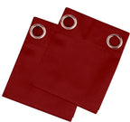 Blackout Curtains 66 x 72 Inch Long Red Curtains Set of 2 Panels Room Darkening - Image 9