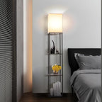 Gupuzm Floor Lamp with Shelves, Modern Square Standing Lamp with 3 Color - Image 8