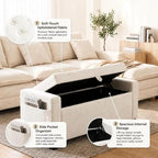 Storage Ottoman Bench for Bedroom, End of Bed Bench - Image 5