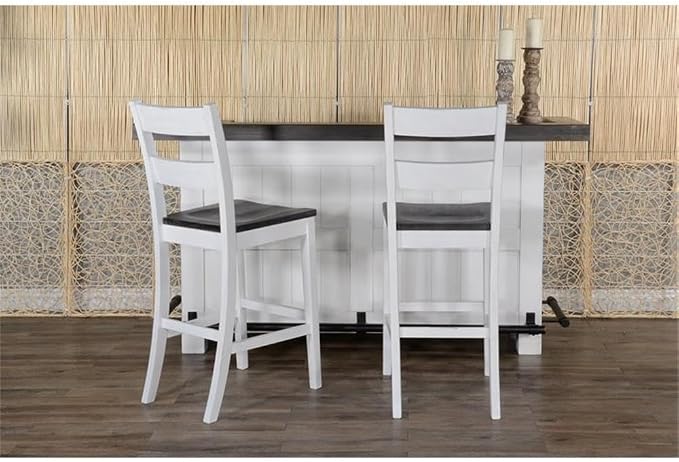 Pemberly Row 78" Farmhouse Wood Bar Unit - Image 5
