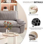 73.2" Sofa Bed Queen, 3-in-1 Pull Out Sofa Bed - Image 3