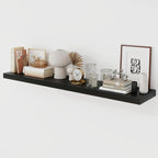 Acovy 48 Inch Floating Shelves, 9.3" Deep Floating Shelf Wall Mounted, Rustic by Acovy