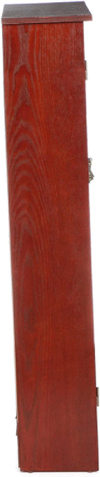 SEI Furniture - Window Pane Media Cabinet - Cherry - Transitional Design - Image 5