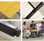 Japanese Floor Table, Folding Square Low Coffee Table - Image 3