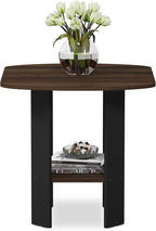 Furinno Simple Design Side Table Set of 2, 2-Tier Modern End Table - Image 6