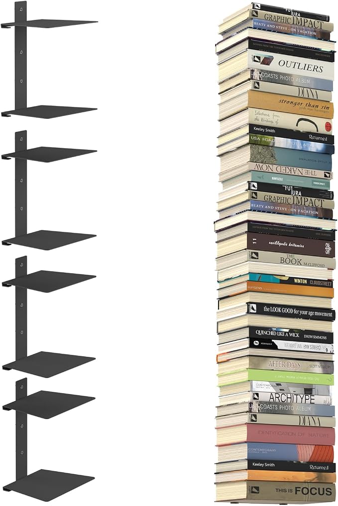 Mefirt Invisible Floating Bookshelves by Mefirt