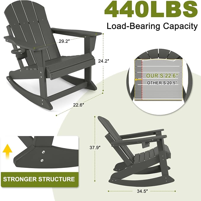 Plastic Adirondack Chair - Image 3