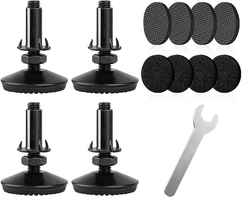4 Set M10 Adjustable Leveling Feet, Heavy Duty Height Adjuster Furniture by Tahikem