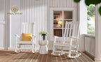 Psilvam Oversized Outdoor Rocking Chair, - Image 7