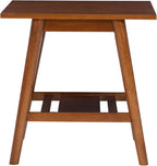 Linon Melissa Mid-Century Walnut End Table - Image 7
