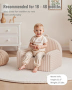 Blissful Diary Toddler Chair, Snuggly Soft Kids Sofa Chair, Supportive Toddler - Image 3