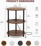 XBurmo Small Round End Table - Image 2