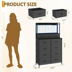 Jojoka Smart Dresser for Bedroom - Image 3