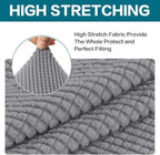 Turquoize Stretch Sofa Slipcover 2 Pieces Sofa Cover Couch Cover - Image 5