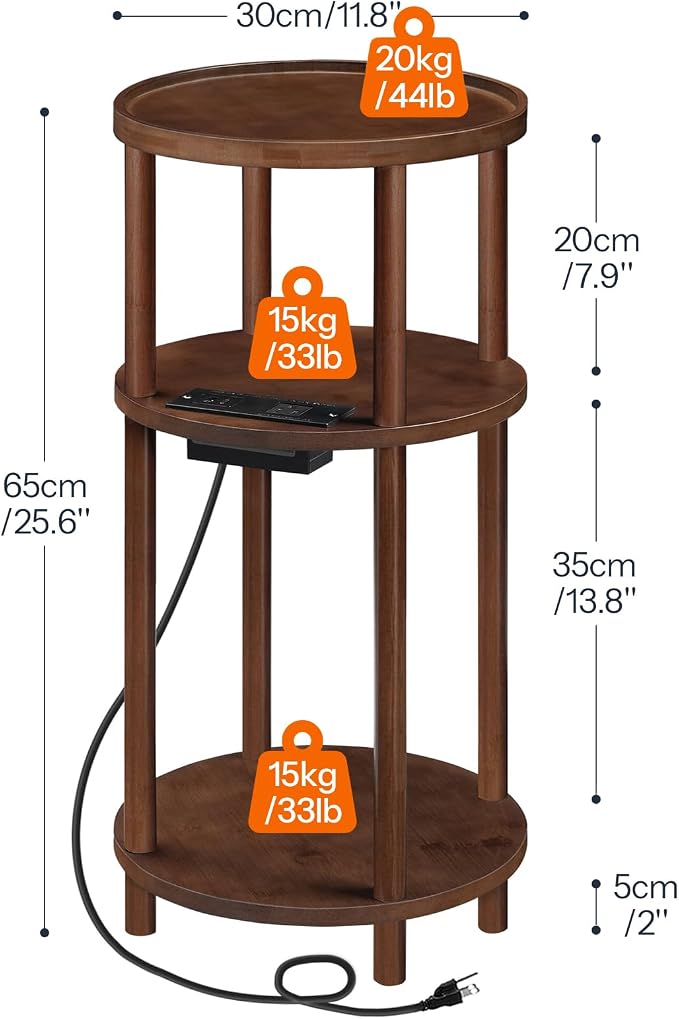 HOOBRO Small Round Side Table - Image 3