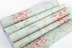 Vintage Floral Self Adhesive Wall Paper Shelf Liner Funitures Dresser Drawer - Image 4