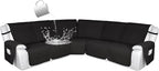 HDCAXKJ 100% Waterproof Reclining Sectional Couch Covers L Shape Recliner Sofa by HDCAXKJ