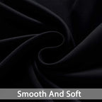 Yakamok Room Darkening Curtains 52x90 inch Length Black-Living Room | 2 panels - Image 5