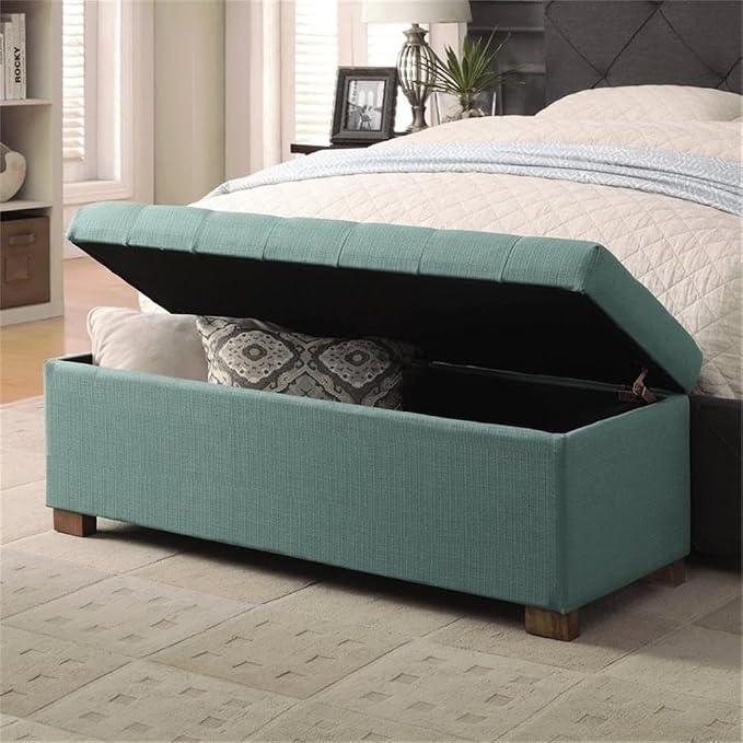HomePop Large Storage Ottoman Bench - Image 5