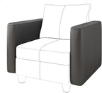 EASE MOOSE Armrest Module for Modular Sectional Sofa, Faux Leather Side by EASEMOOSE