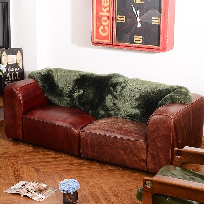 LLB Genuine Sheepskin Area Rug Fur Carpet Fluffy Shaggy Fur Rug - Image 5