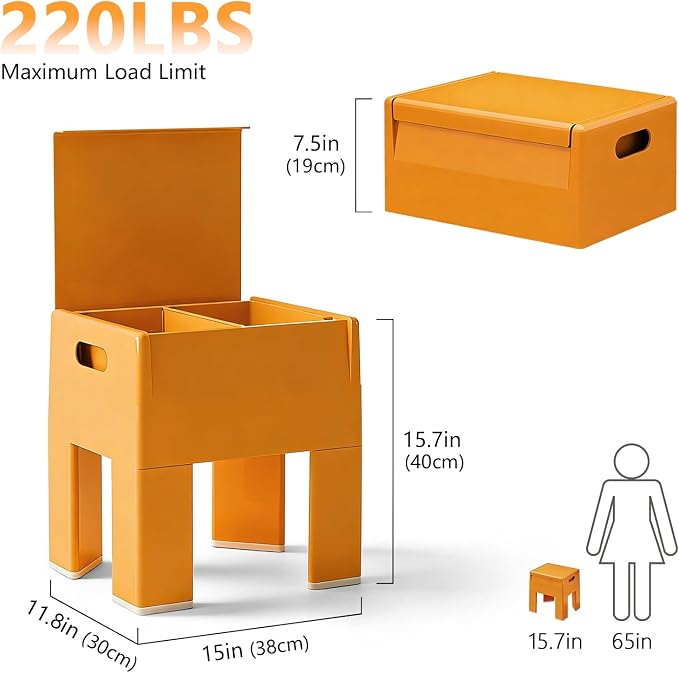 Nightstand Bedside Table with Storage Space, Dorm and Small Spaces, Easy - Image 3