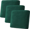 H.VERSAILTEX Velvet Stretch Couch Cushion Cover Plush Cushion Slipcover Cushion by HVERSAILTEX